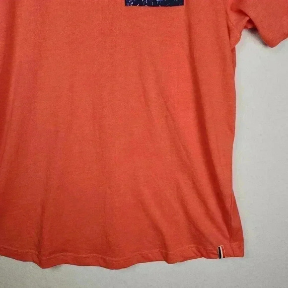 Soul of London Men's Tee Shirt XL Coral White With‎ Blue Pocket - Picture 9 of 16